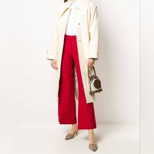 NWT red designer pants